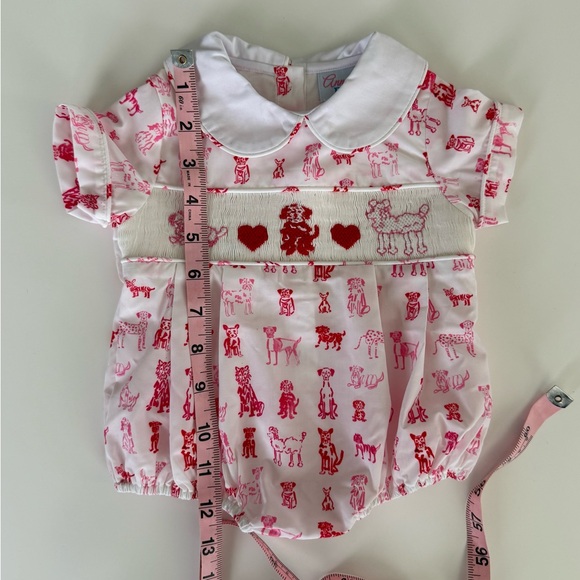 Boys Smocked bubble romper - Picture 4 of 5